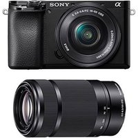 Sony A6100 Digital Camera with 16-50mm and 55-210mm Lenses